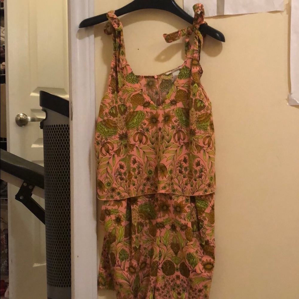 H & M Floral Open back Romper!
